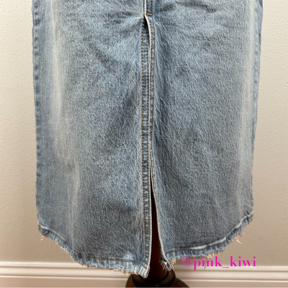 Universal Thread High Rise Denim Midi Skirt - Picture 5 of 15